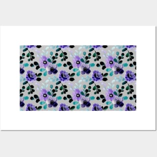 flower Pattern Posters and Art